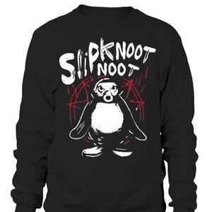 Slipknoot Penguin Death Metal Goth Hard Rock Parody Sweatshirt 24